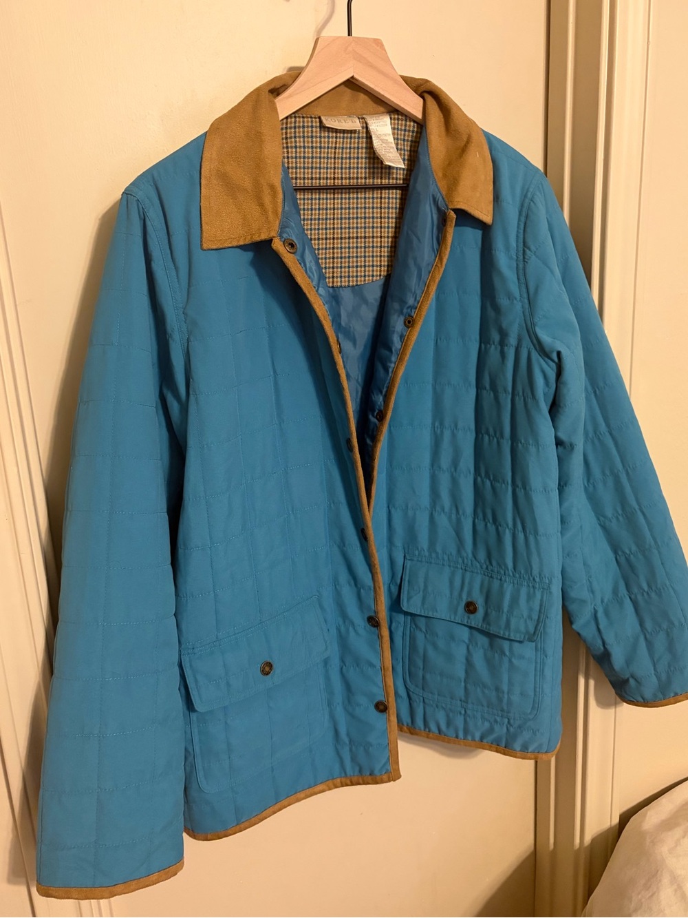 Vintage Koret Blue Quilted Jacket